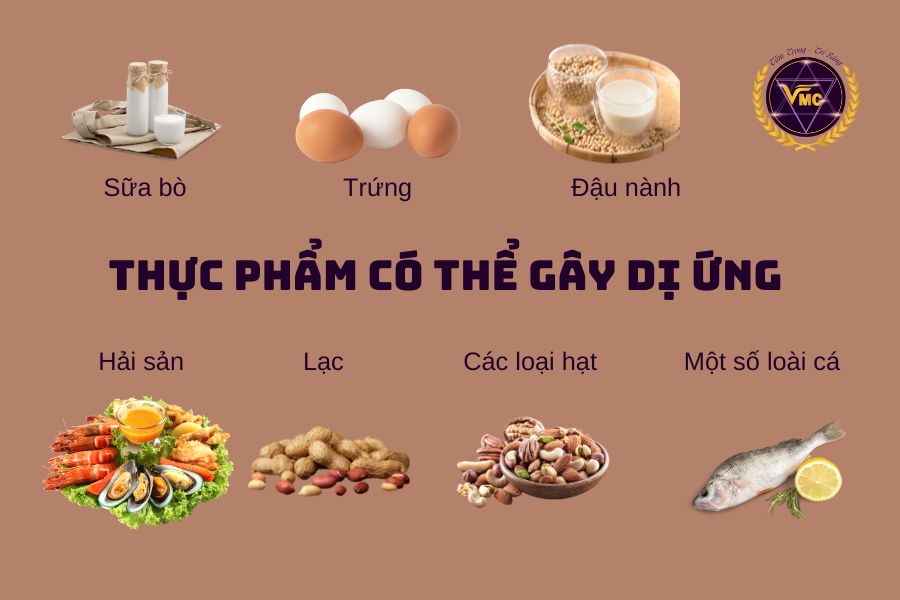 Ảnh các thực phẩm có thể gây dị ứng trong chế độ ăn dặm cho bé 6 tháng tuổi